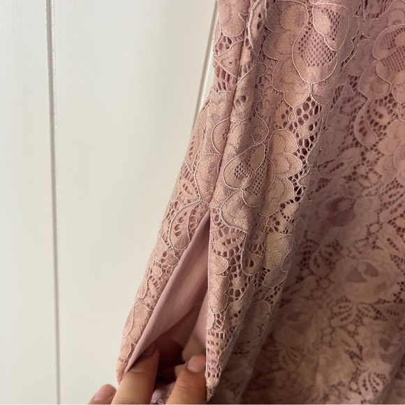 Speechless lace blush pink dress - Picture 2 of 4